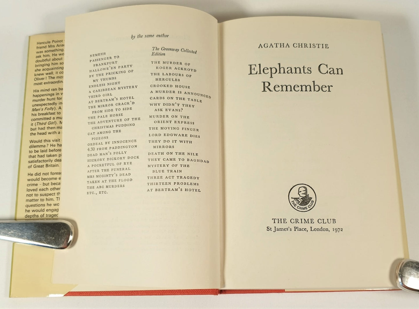 Christie, Agatha - Elephants Can Remember