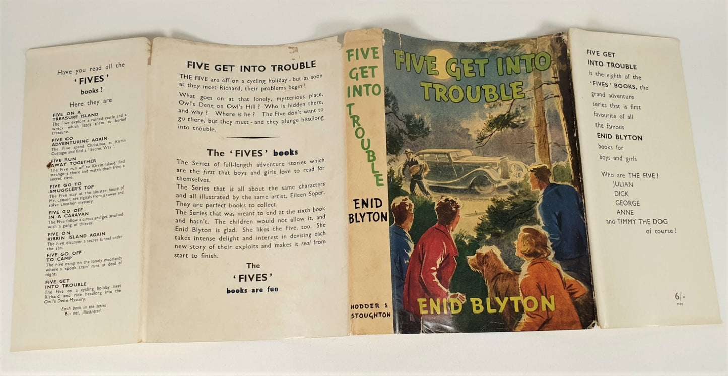 Blyton, Enid - Five Get Into Trouble (First Edition 1949)