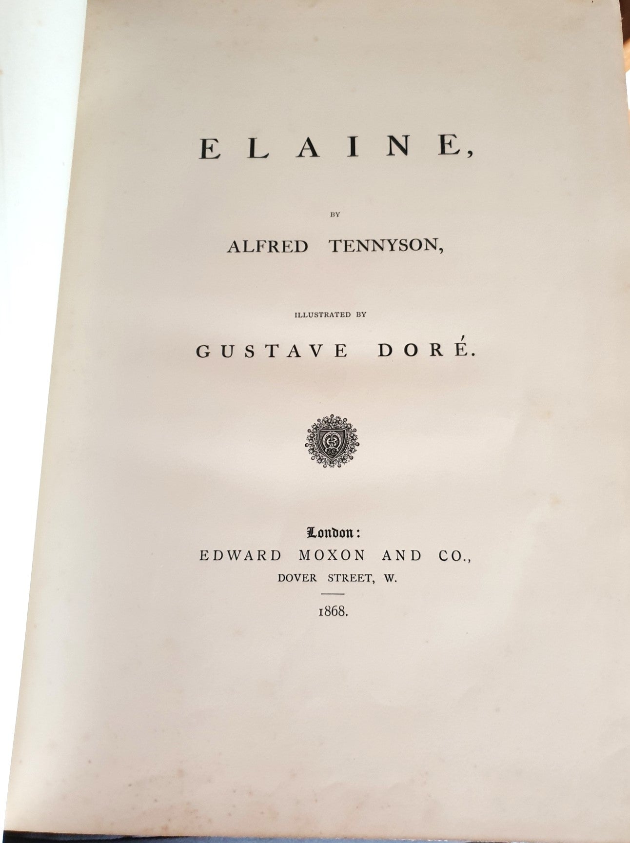 Tennyson, Alfred - Elaine, by Alfred Tennyson