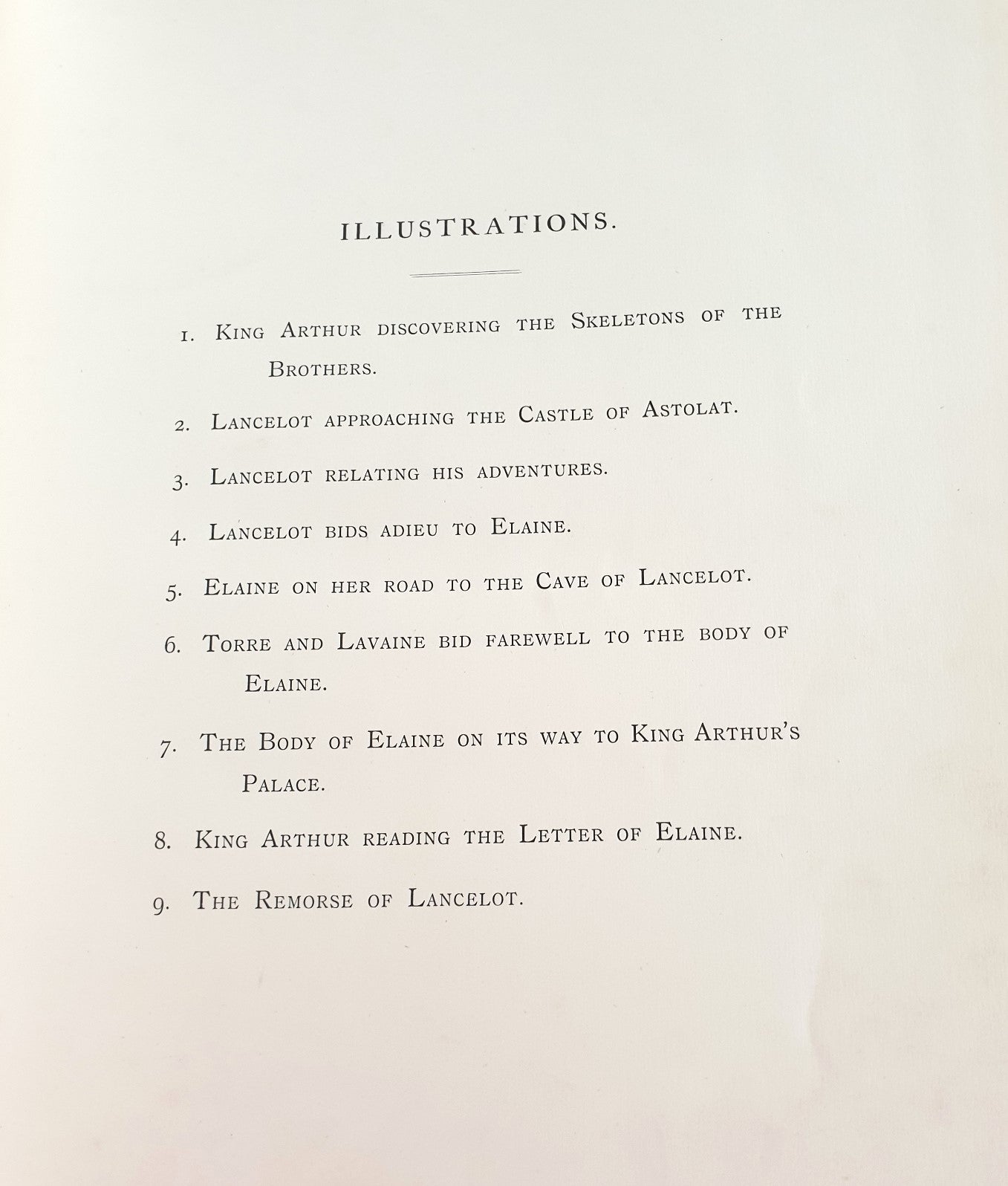 Tennyson, Alfred - Elaine, by Alfred Tennyson