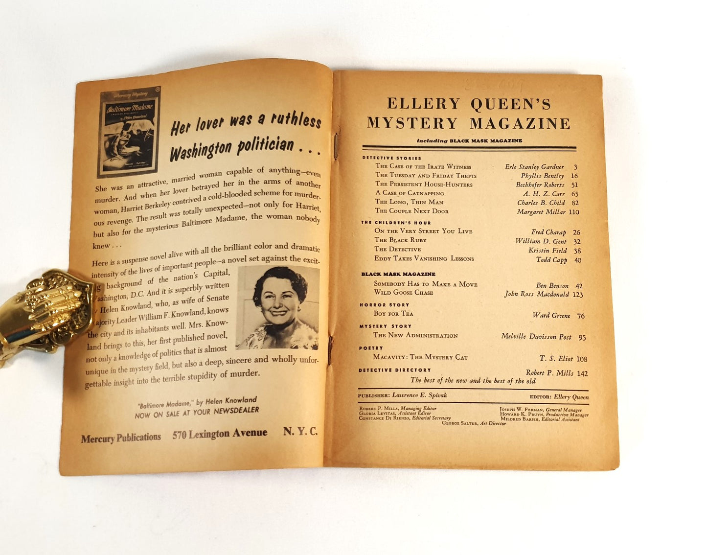 Queen, Ellery (Editor) - Ellery Queen's Mystery Magazine Vol.25, No. 128, July 1954