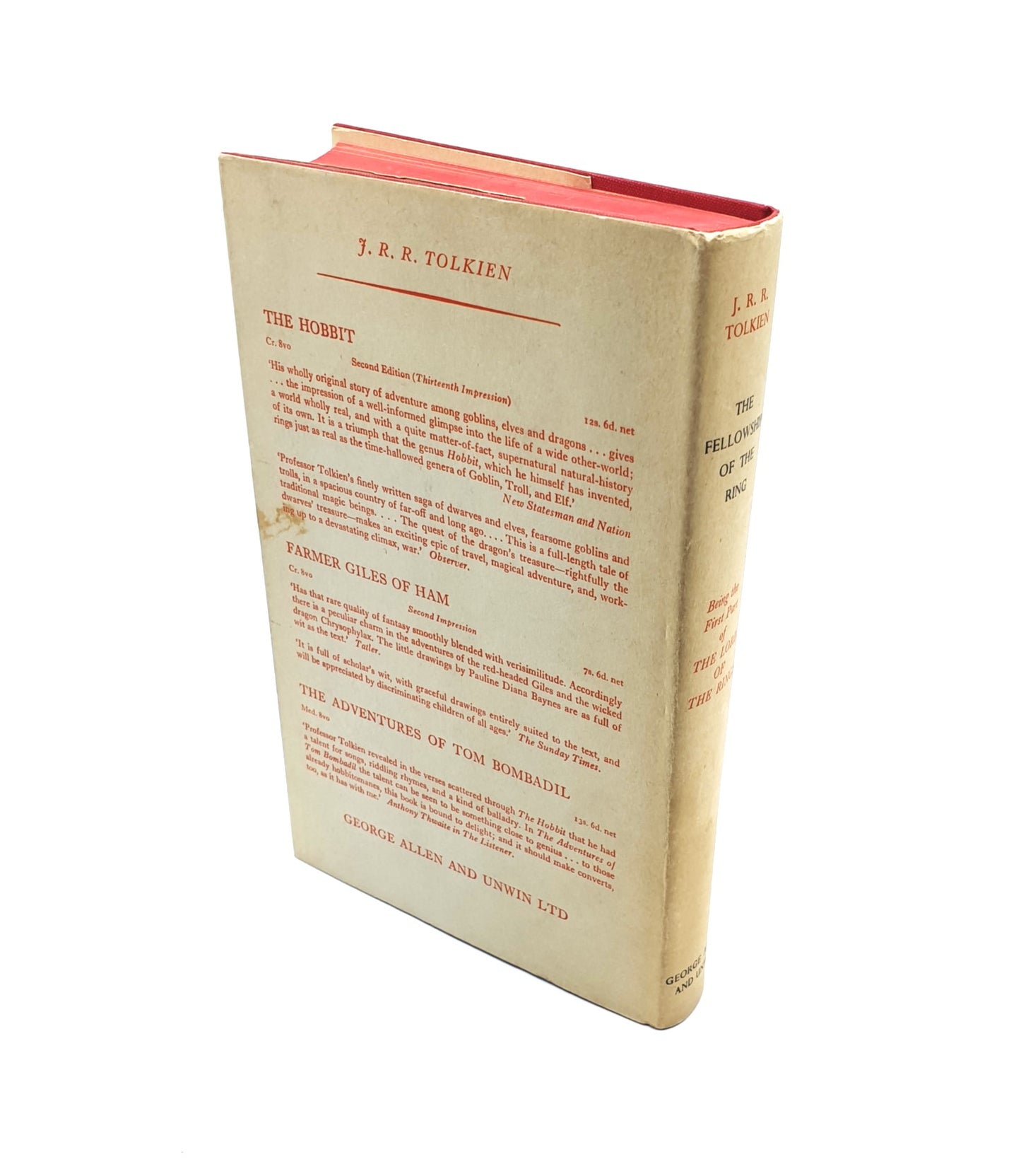 Tolkien, J. R. R. - 'The Lord of the Rings' (Early Printings)