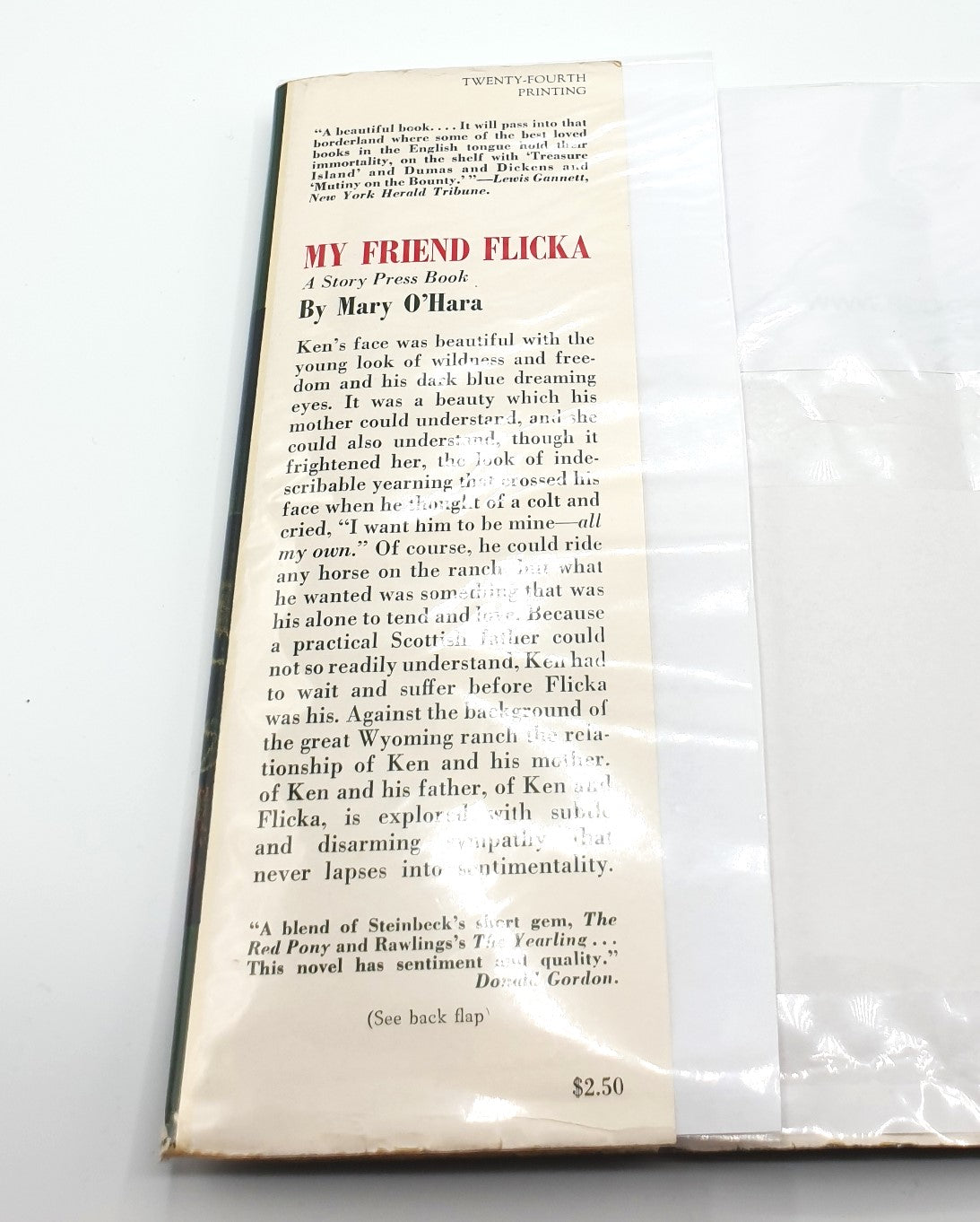 O'Hara, Mary - Lot of 3 vol.: 'My Friend Flicka', 'Thunderhead', 'Green Grass of Wyoming' (1941, 1943, 1946)