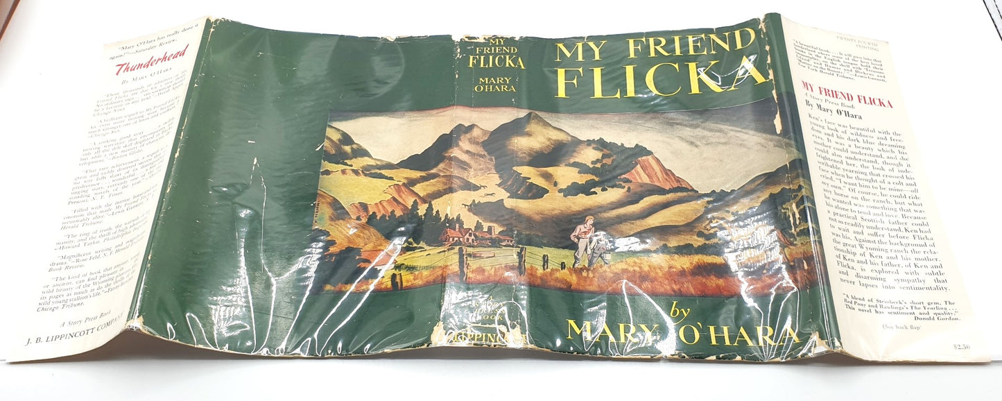 O'Hara, Mary - Lot of 3 vol.: 'My Friend Flicka', 'Thunderhead', 'Green Grass of Wyoming' (1941, 1943, 1946)