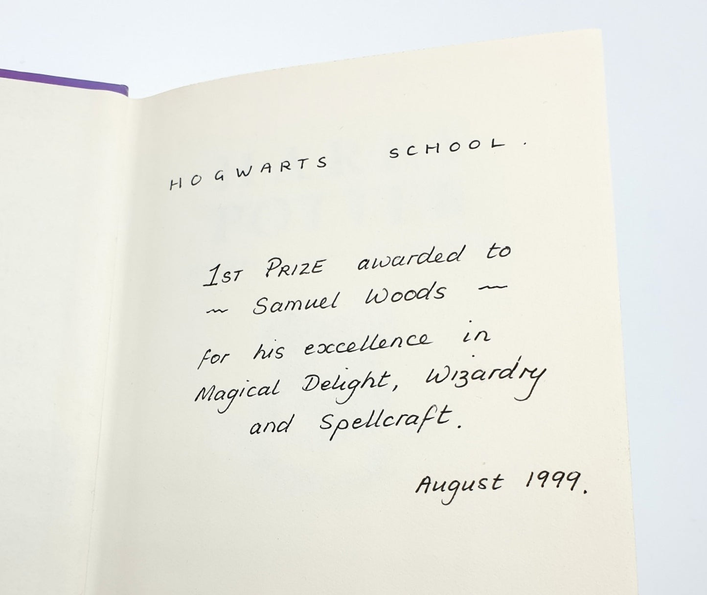Rowling, J.K. - 'Harry Potter and the Prisoner of Azkaban' (First Ed., 7th. Print.)