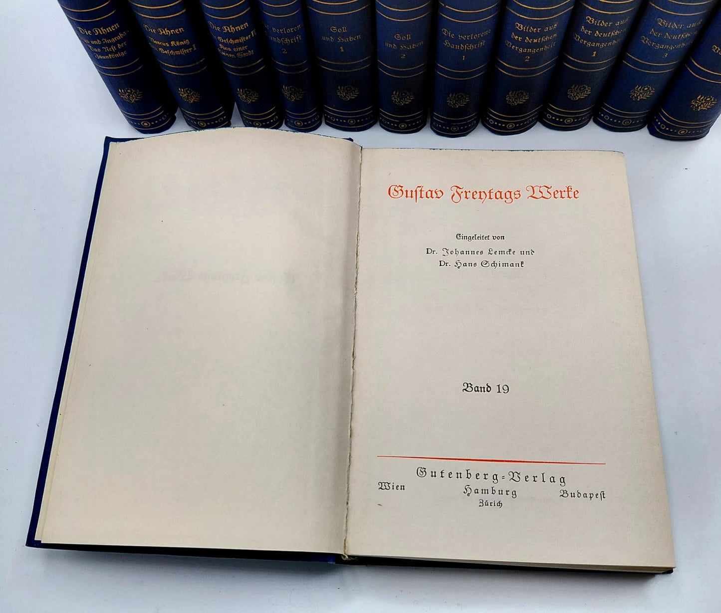 Freytag, Gustav - 'Gustav Freytags Werke' (12 Bücher)