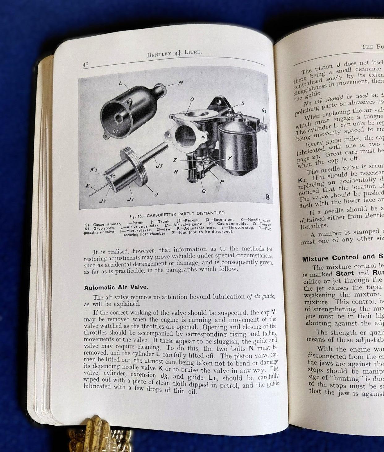 Bentley Motors Limited - 'Handbook Bentley 4 1/4 Litre Car (1931) Condensed Edition'