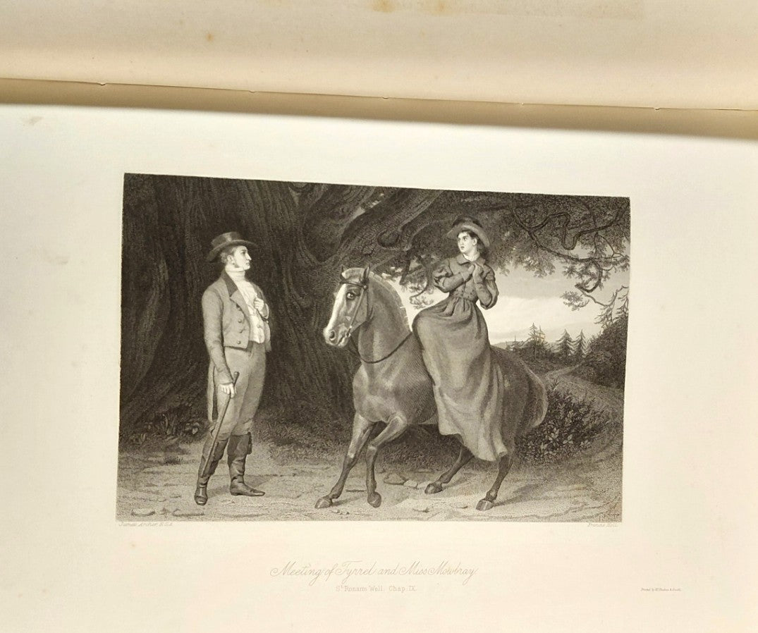 Scott, Walter (Royal Association for Promotion of the Fine Arts in Scotland) - Six Engravings in Illustration of St. Ronan's Well