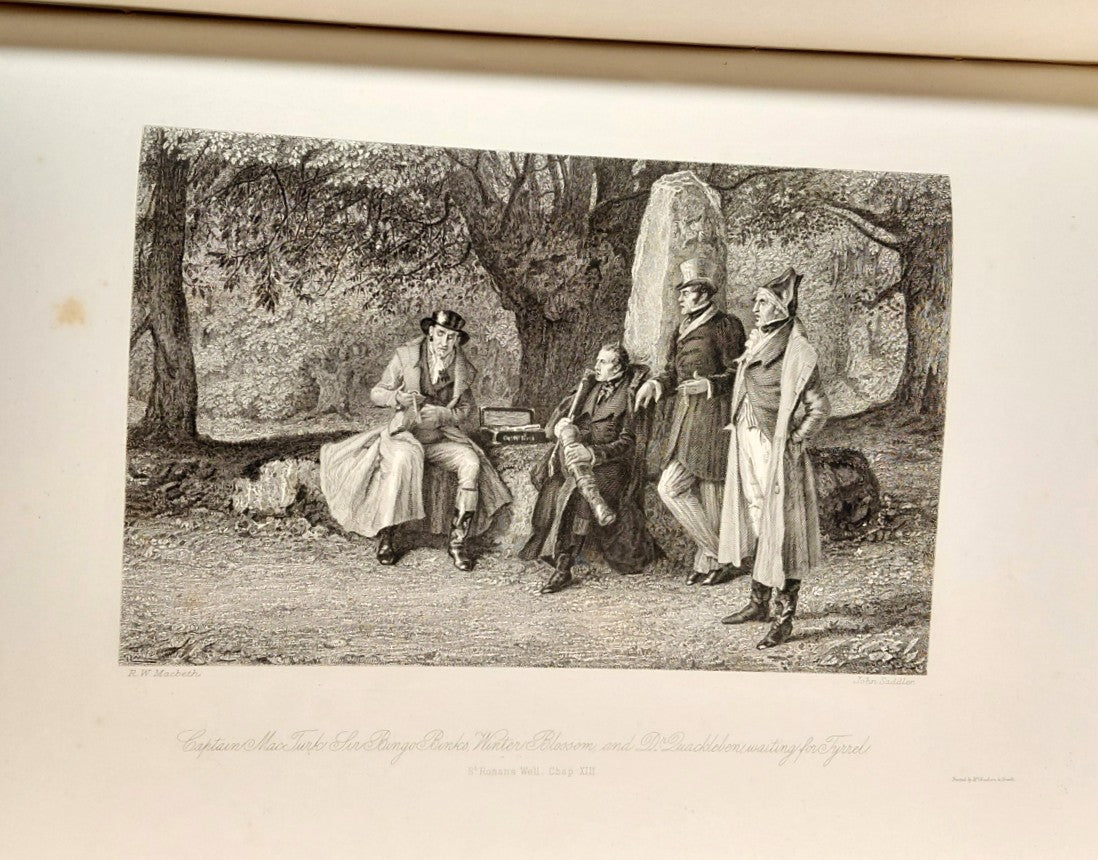 Scott, Walter (Royal Association for Promotion of the Fine Arts in Scotland) - Six Engravings in Illustration of St. Ronan's Well