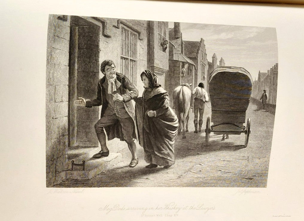 Scott, Walter (Royal Association for Promotion of the Fine Arts in Scotland) - Six Engravings in Illustration of St. Ronan's Well