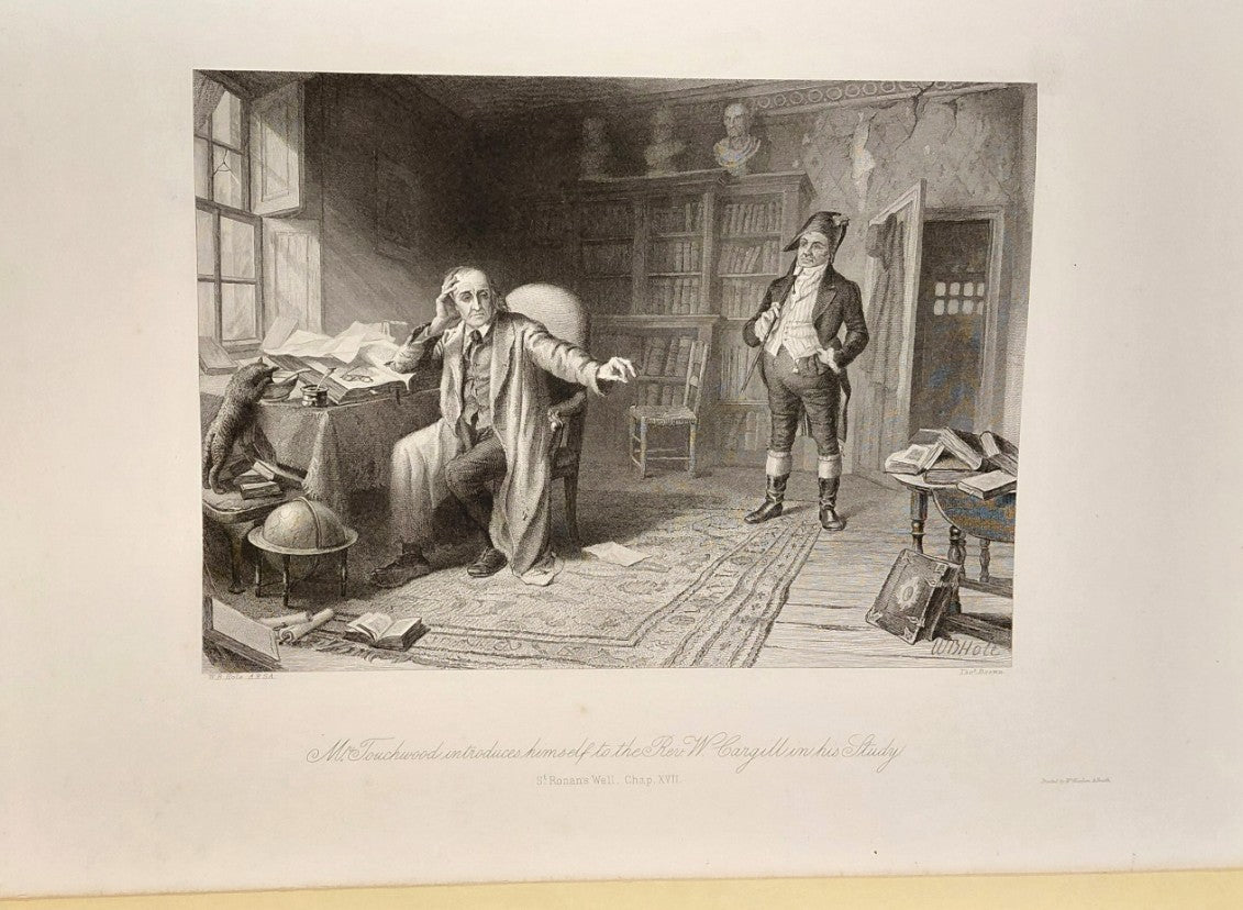 Scott, Walter (Royal Association for Promotion of the Fine Arts in Scotland) - Six Engravings in Illustration of St. Ronan's Well