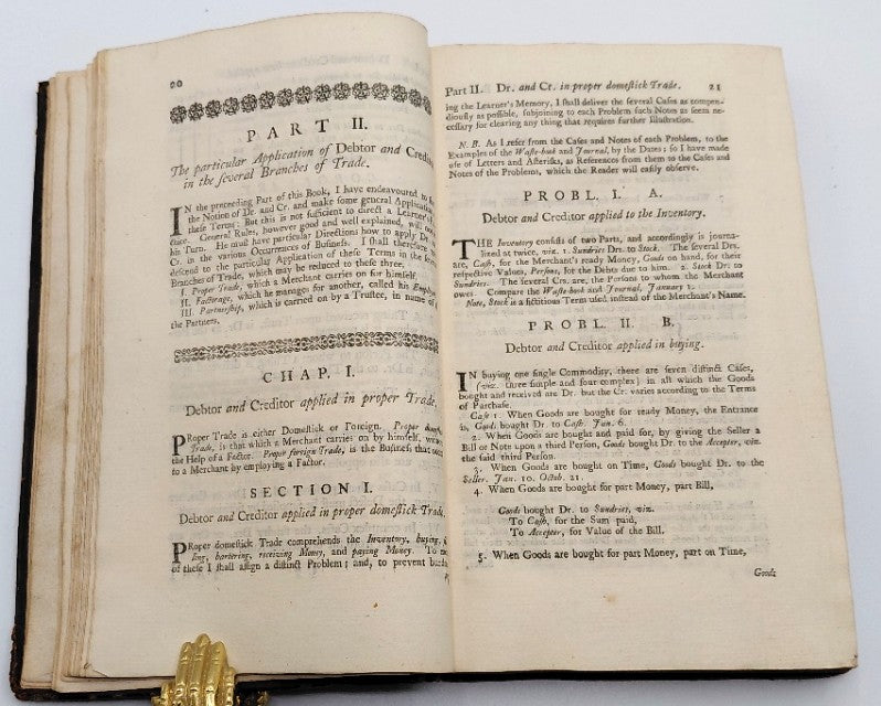 Mair, John - 'Book-keeping Methodiz'd' (Second Ed., 1741)