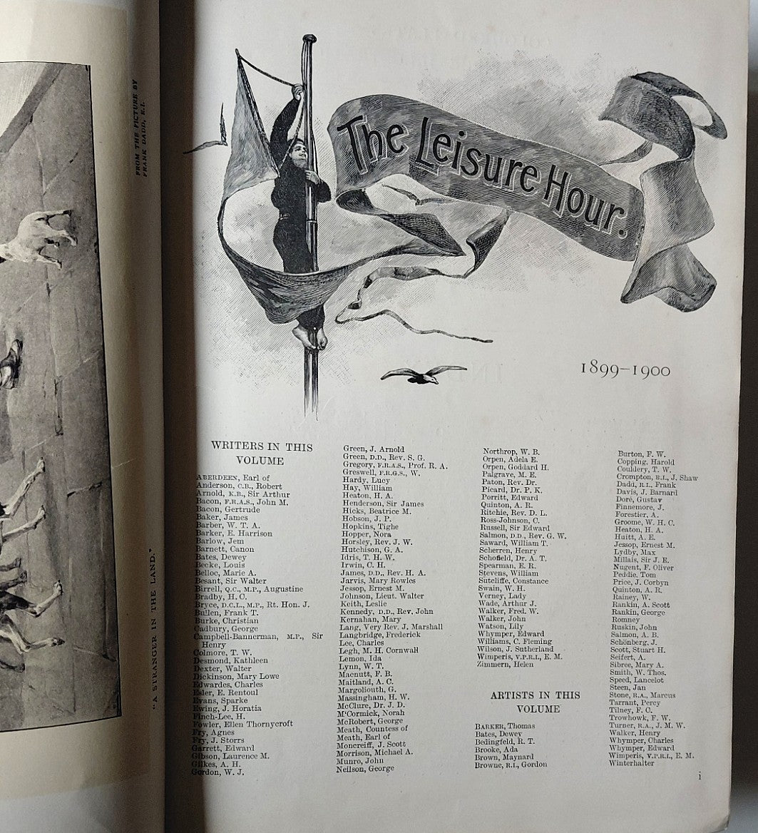 Various Authors - 'The Leisure Hour; an Illustrated Magazine for Home Reading' (4 vol.)
