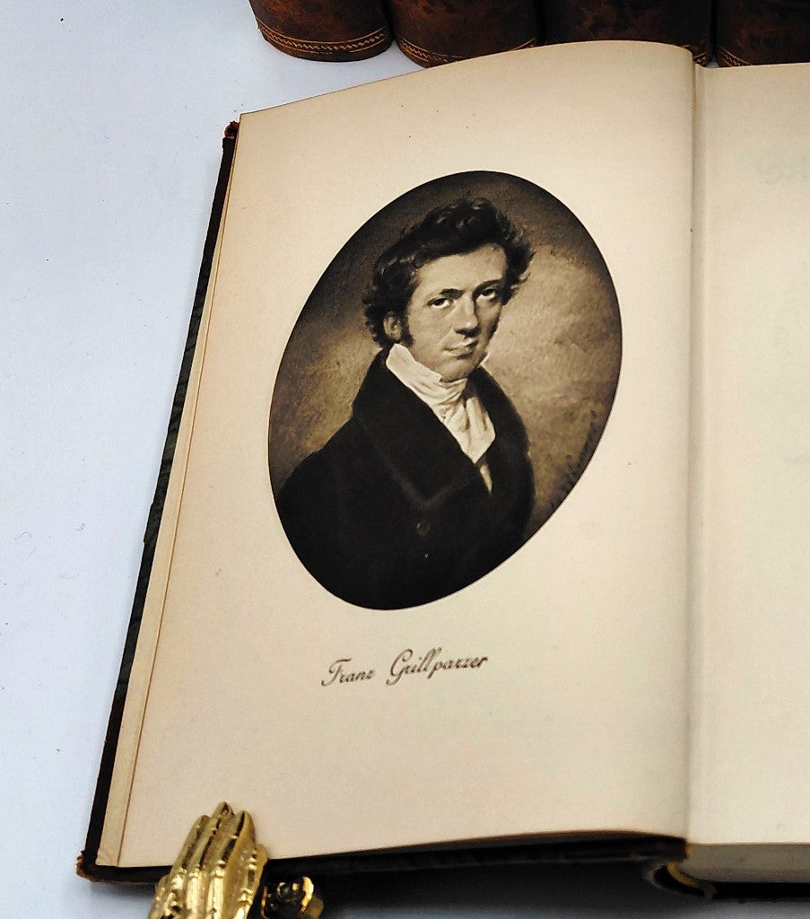 Grillparzer, Franz - 'Grillparzers Werke' (in 16 Teilen in 7 Büchern)