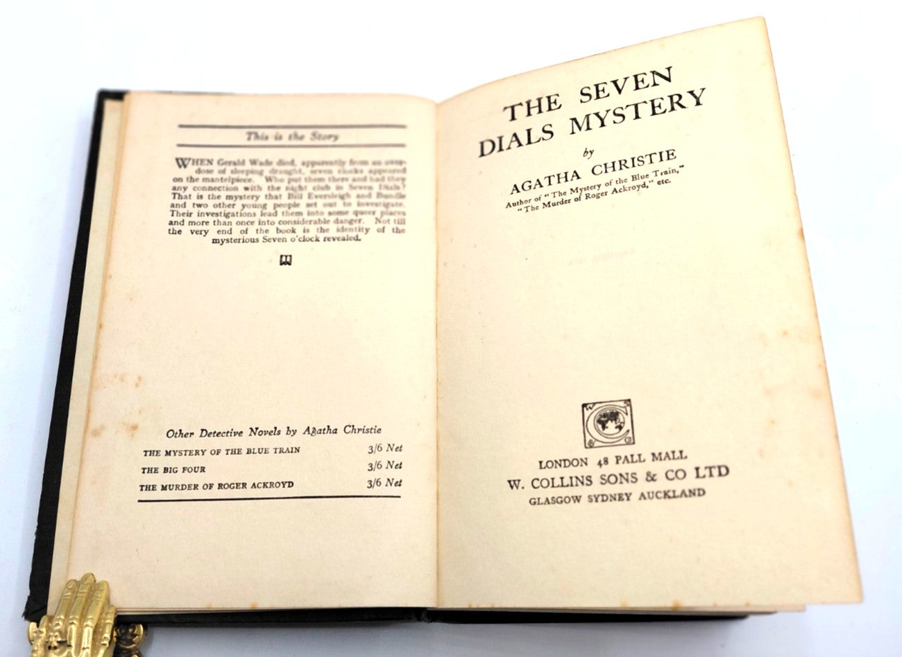 Christie, Agatha - 'The Seven Dials Mystery' (First Ed. 1929)